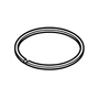 Piston ring for STIHL MS211 chainsaw, a genuine STIHL replacement part for enhanced performance.