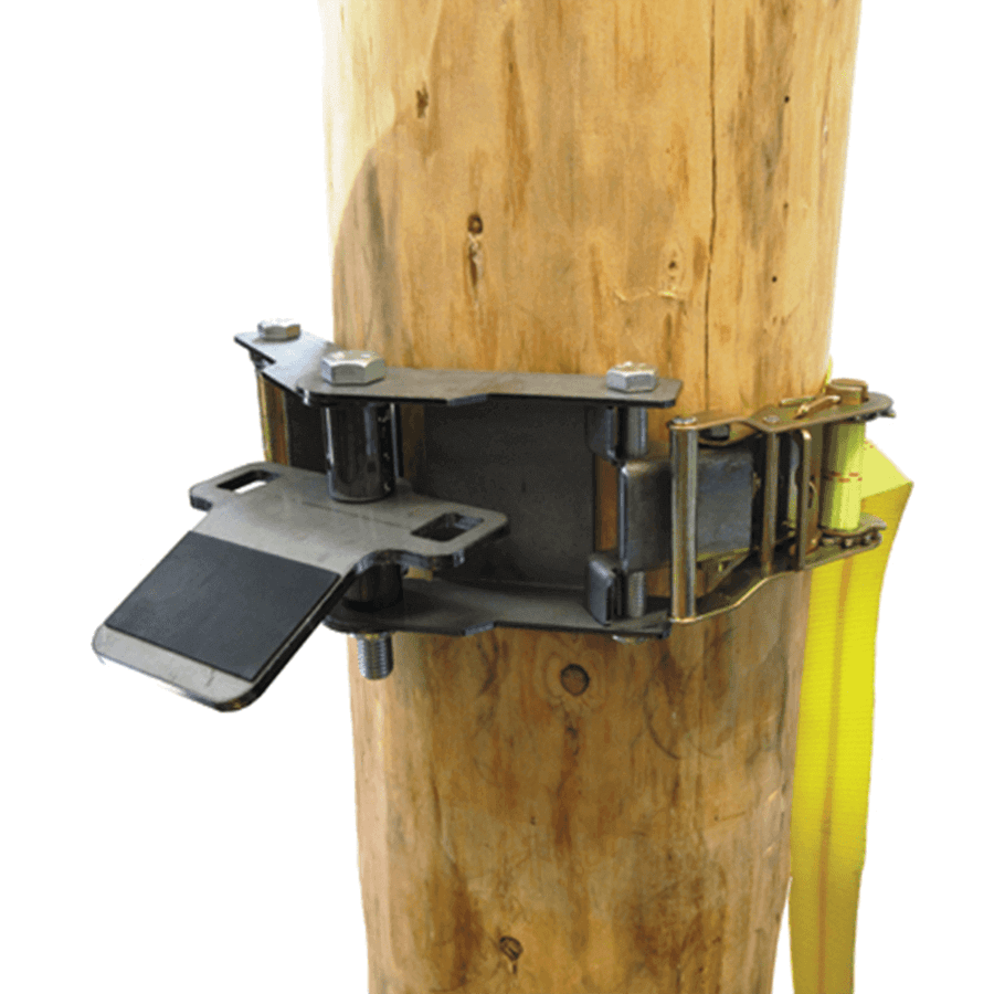 Anchor to trees and poles