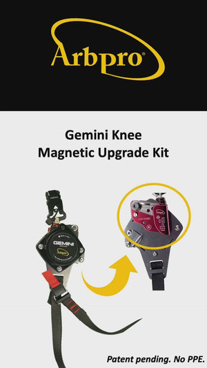 Gemini Magnetic Upgrade Kit for knee climbing clamp with innovative magnetic connections.