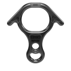 ISC Rescue Figure 8 Climbing Descender in aluminium for tree surgeons, durable with 35kN strength, 196g weight.