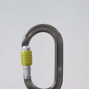 Shadow Locking Carabiner for tree climbing, featuring strong, lightweight design with snag-free keylock nose.