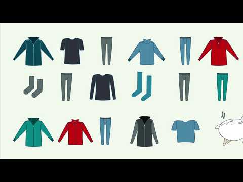 Collection of clothing items including shirts, jackets, pants, and Socks Shoe Liner for outdoor comfort and style.