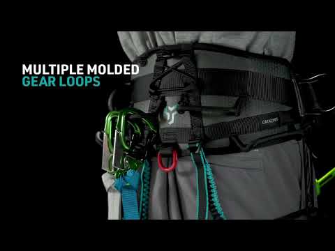 Catalyst Tree Climbing Harness featuring multiple molded gear loops for enhanced usability and convenience.