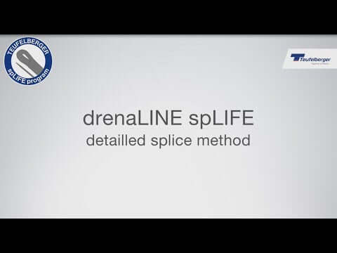 Teufelberger drenaLINE spLIFE video showcasing detailed splice method for climbing ropes.
