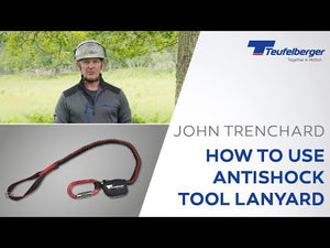 Teufelberger antiSHOCK Tool Lanyard demonstration by John Trenchard for tree surgeons.