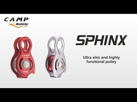 SPHINX Pulley 13mm – Ultra slim and highly functional pulley by C.A.M.P. for tree-rigging and rope-access use.