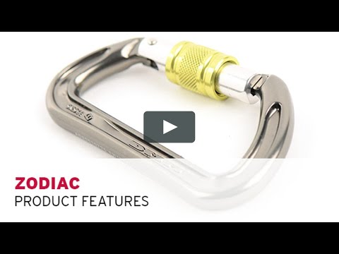 Zodiac Locksafe Karabiner showcasing its features and design in a detailed product video.