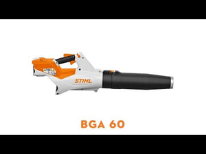 BGA 60 Cordless Leaf Blower - lightweight, battery-powered blower ideal for clearing leaves and debris.