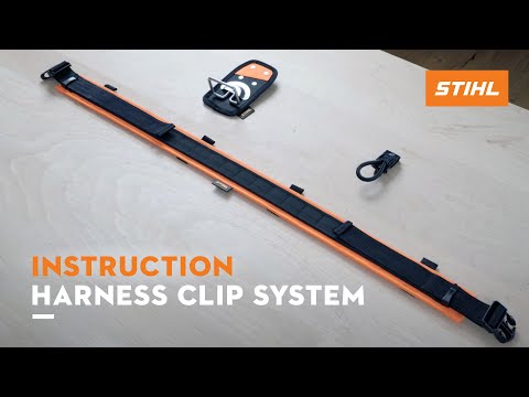 STIHL ADVANCE X-Flex Waist Belt harness clip system, showcasing durability and modular design for tree surgeons.