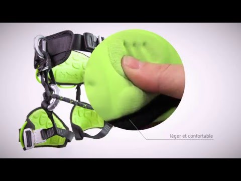 Koala Tree Climbing Harness showcasing its lightweight and comfortable design for professional use.