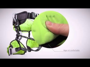 Koala Tree Climbing Harness showcasing its lightweight and comfortable design for professional use.