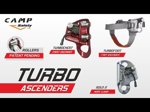 C.A.M.P. TURBOCHEST Chest Ascender displayed among TURBO ascenders, showcasing its design and features.