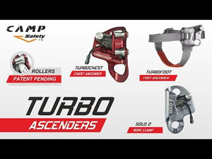 C.A.M.P. TURBOCHEST Chest Ascender displayed among TURBO ascenders, showcasing its design and features.