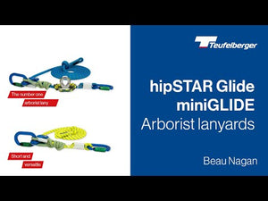 hipSTAR Glide and miniGLIDE arborist lanyards featuring multifunctional design and safety. Ideal for tree surgeons.
