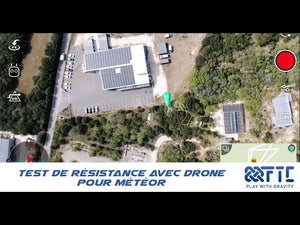 Aerial view of the FTC facility showcasing Meteor Throwbags tested for durability.