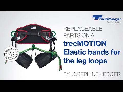 Replacement Leg Kit for Treemotion Harness compatible with treeMOTION leg loops and elastic bands.