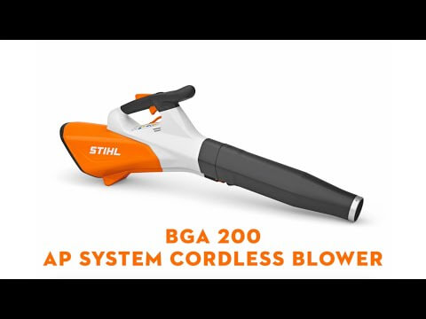 STIHL BGA 200 Cordless Leaf Blower for professional landscaping and efficient clearing.