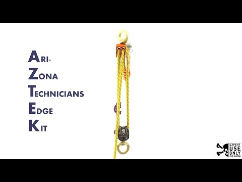 Aztek Kit shown with rigging components demonstrating its high-efficiency hauling capabilities.