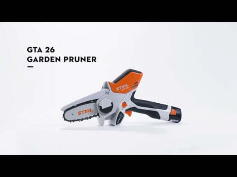 STIHL GTA 26 cordless garden pruner for tree surgeons, featuring a compact design for precision pruning.