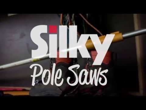 Silky Forester Telescopic Tree Pruning Pole Saws for professional tree surgeons with lightweight, compact design.