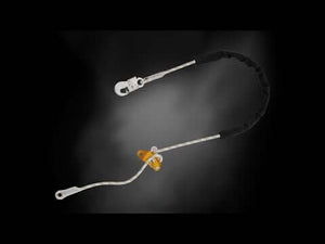 Petzl Grillon adjustable lanyard assembly for tree surgeons, ideal for secure work positioning and safety.