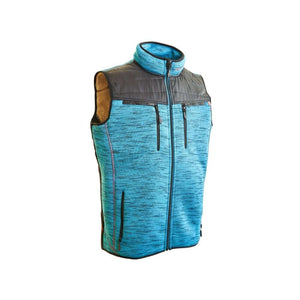 Protos Inuit Winter Vest in blue, designed for warmth, style, and functionality for tree surgeons in harsh winter weather.