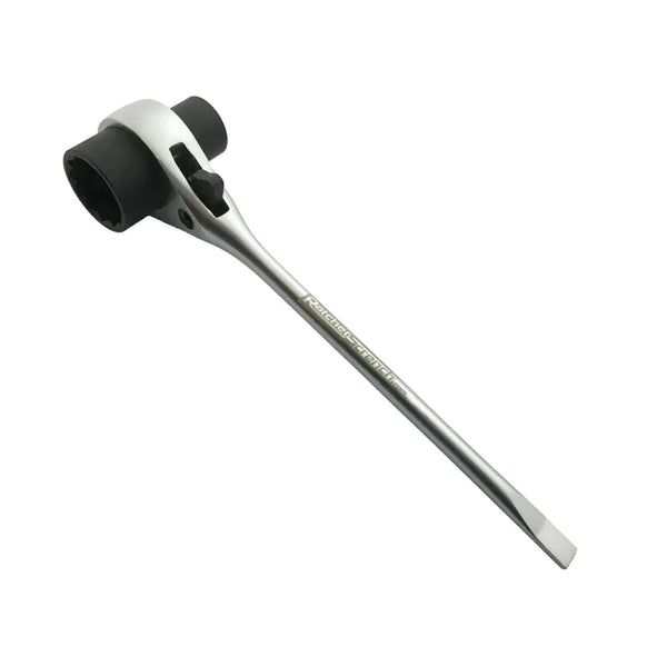 Ratchet Scrench 13/19mm combi spanner for efficient chainsaw maintenance and tree surgeon tasks.