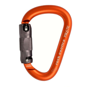 Pirate Auto Lock Carabiner by Rock Exotica, ideal for tree surgeons and durable for heavy gear use.