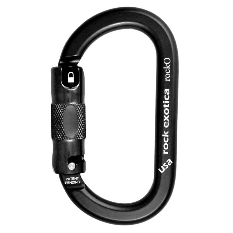 RockO Autolock carabiner by Rock Exotica, designed for tree surgeons with enhanced strength and utility.