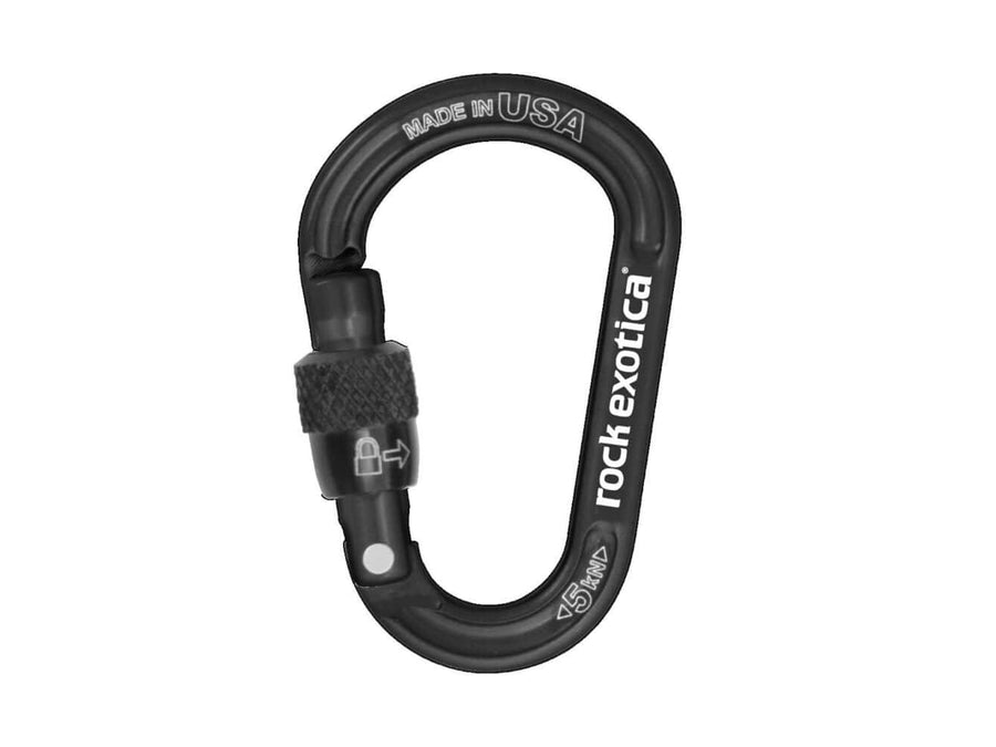 Screw-lock utility carabiner