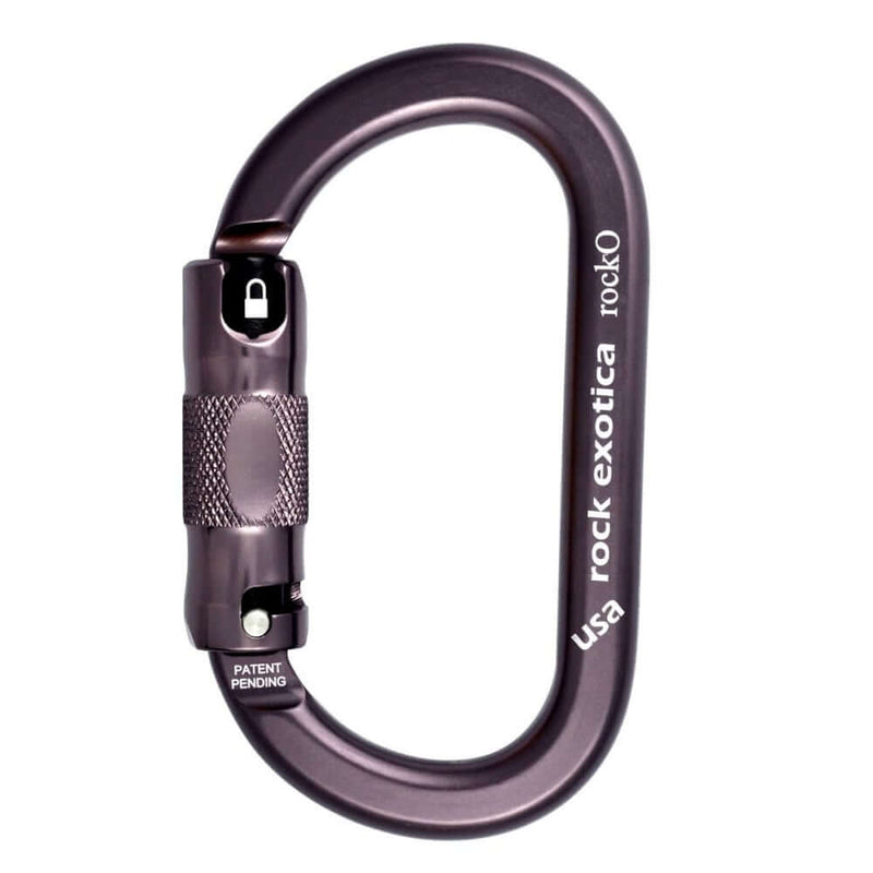RockO Autolock Carabiner designed for tree surgeons, combining strength and utility with an optimized oval shape.
