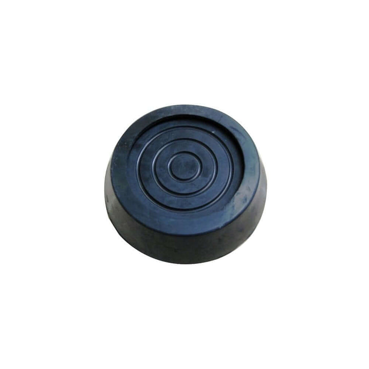 Rubber foot for tripod ladders, providing non-slip surface and protecting floors, ideal for tree surgeons.