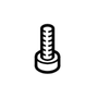 Self-tapping screw D4x12mm compatible with various STIHL models for replacement and repair.