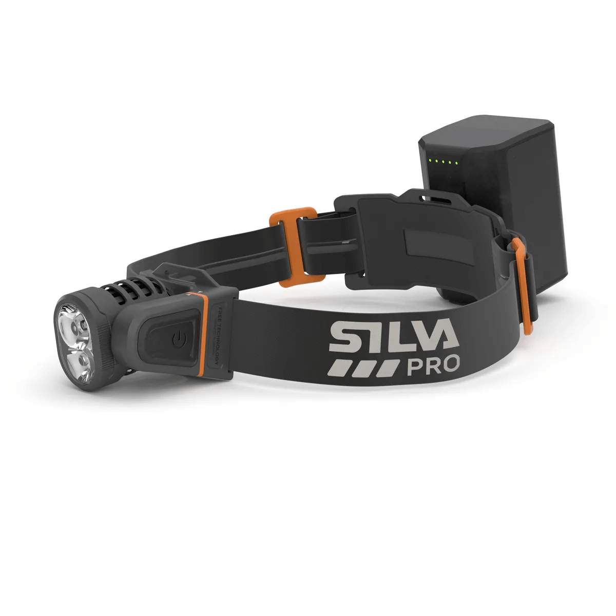 Silva Pro headlamp with integrated battery, designed for professionals and outdoor activities.