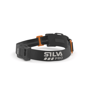 Silva Pro headlamp strap with adjustable buckle for secure fit and comfort during outdoor activities.