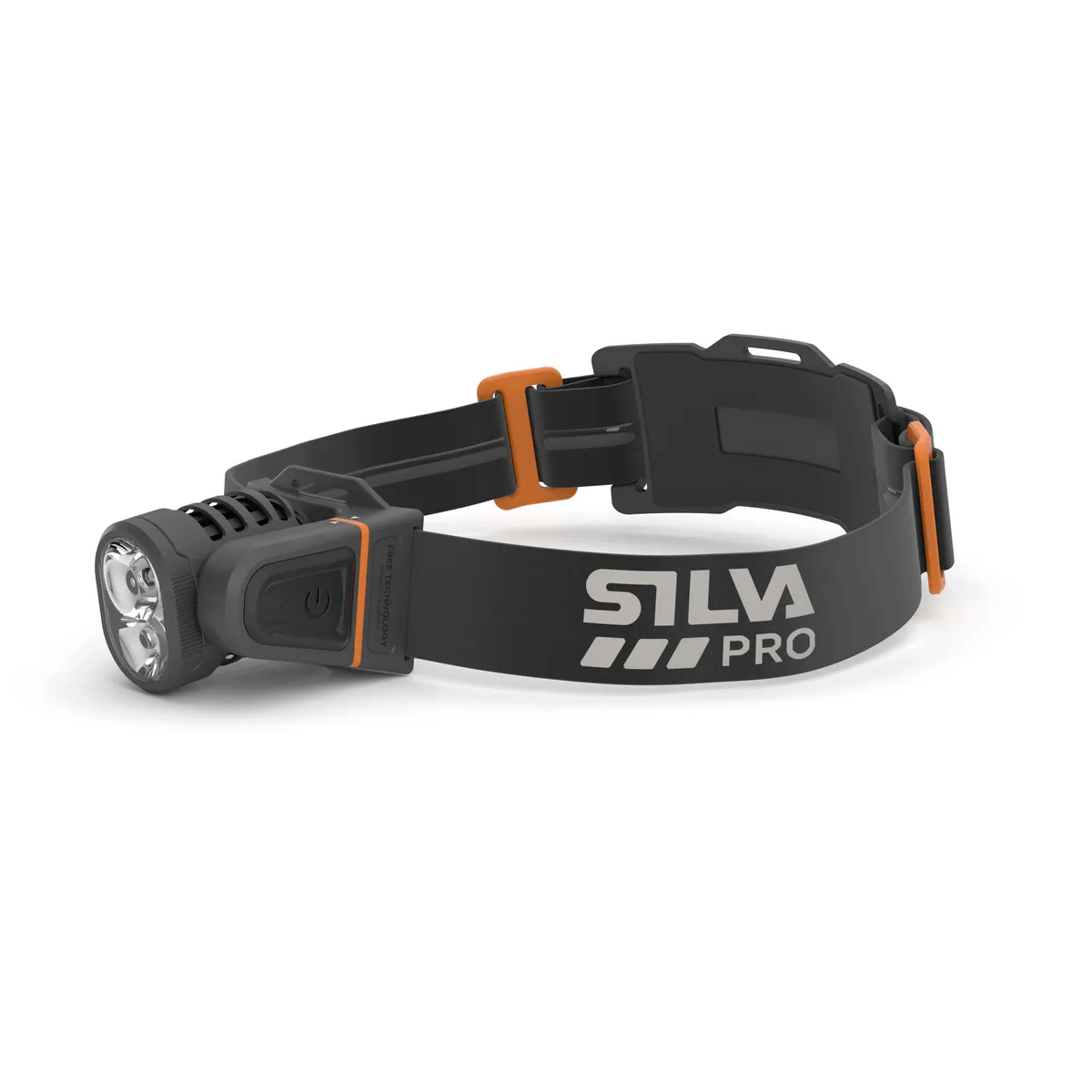 Silva Pro headlamp with adjustable strap and integrated power, ideal for professionals and outdoor activities.