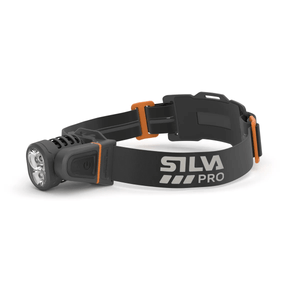 Silva Pro headlamp with adjustable strap and integrated power, ideal for professionals and outdoor activities.