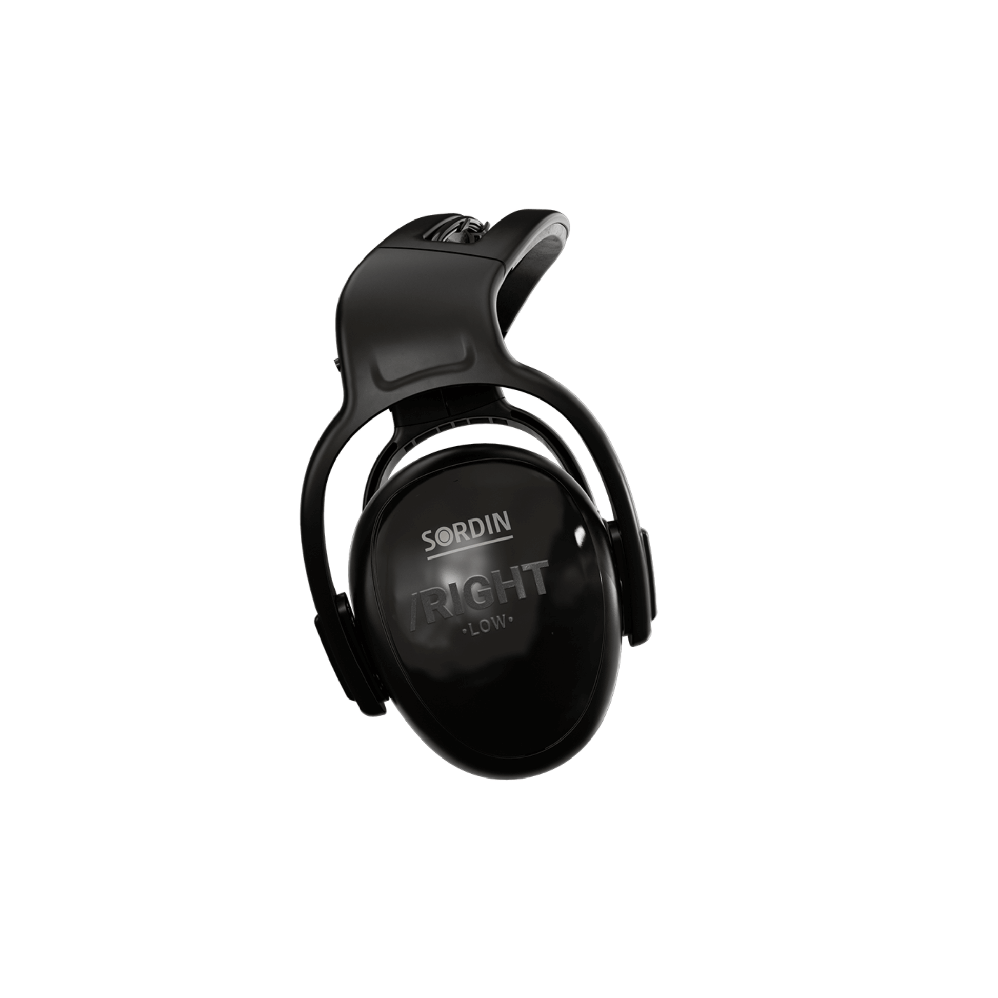 Sordin Right Low passive ear defender, ideal for tree surgeons, offering low-noise protection with ergonomic design.