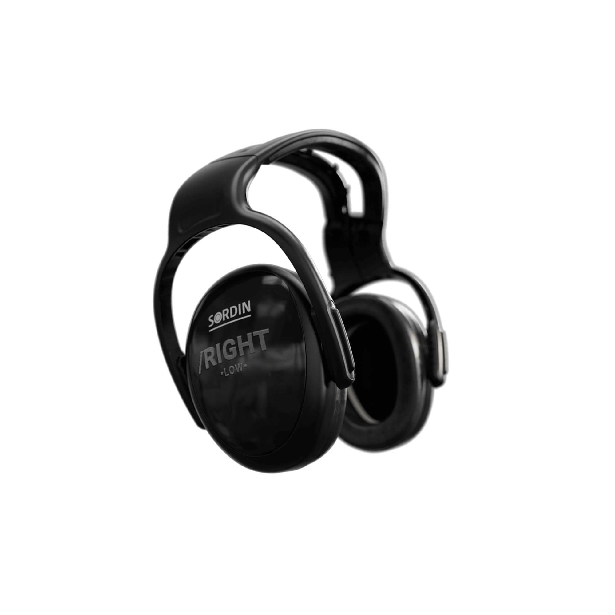 Sordin left/RIGHT Low passive ear defenders designed for tree surgeons in low-noise environments.