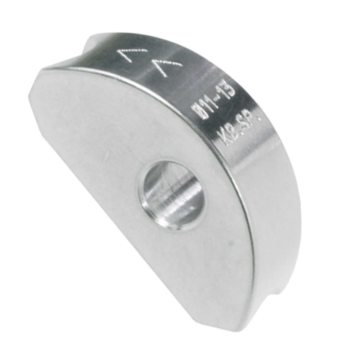 Spiderjack 2.1 spare part for tree surgeons, precision-engineered aluminum component for professional use.