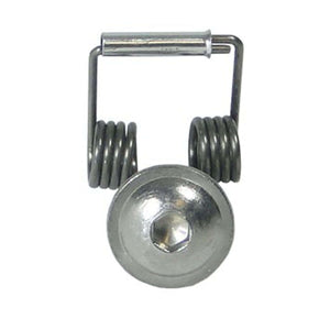 Spiderjack 2.1 spare part for tree surgeons, featuring a metal spring and bolt design for efficient climbing equipment.