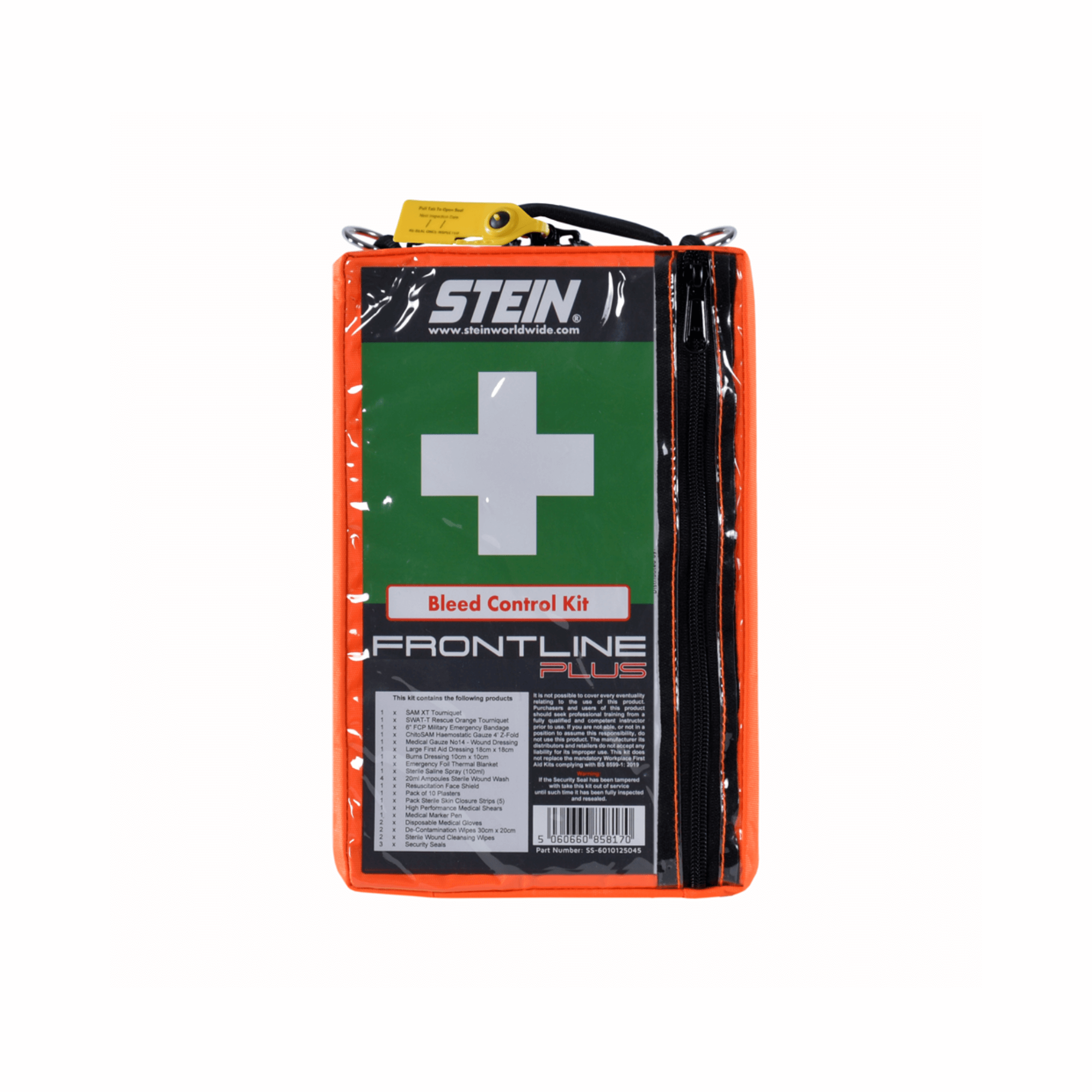 STEIN Frontline Bleed Control Trauma Kit for tree surgeons and first responders, essential for managing severe bleeding.