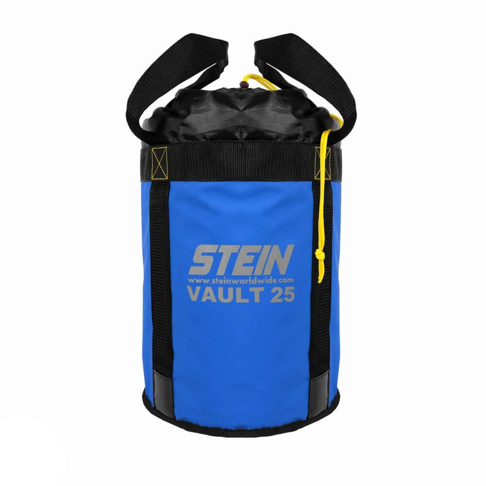 Stein Vault 25 Climbing Storage Bag, durable and waterproof for tree surgeons to store gear.