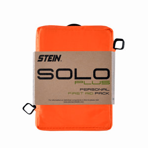 STEIN SOLO Plus Personal First Aid Pack for tree surgeons, essential safety equipment for minor injuries at height.