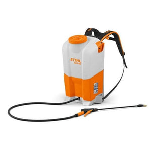 Stihl SGA 85 cordless sprayer. Part of the AP System. Battery powered backpack sprayer.