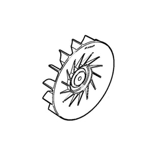 Fan wheel for Stihl BG56 BG86 SH56 SH86 blowers, OEM replacement part for improved airflow.