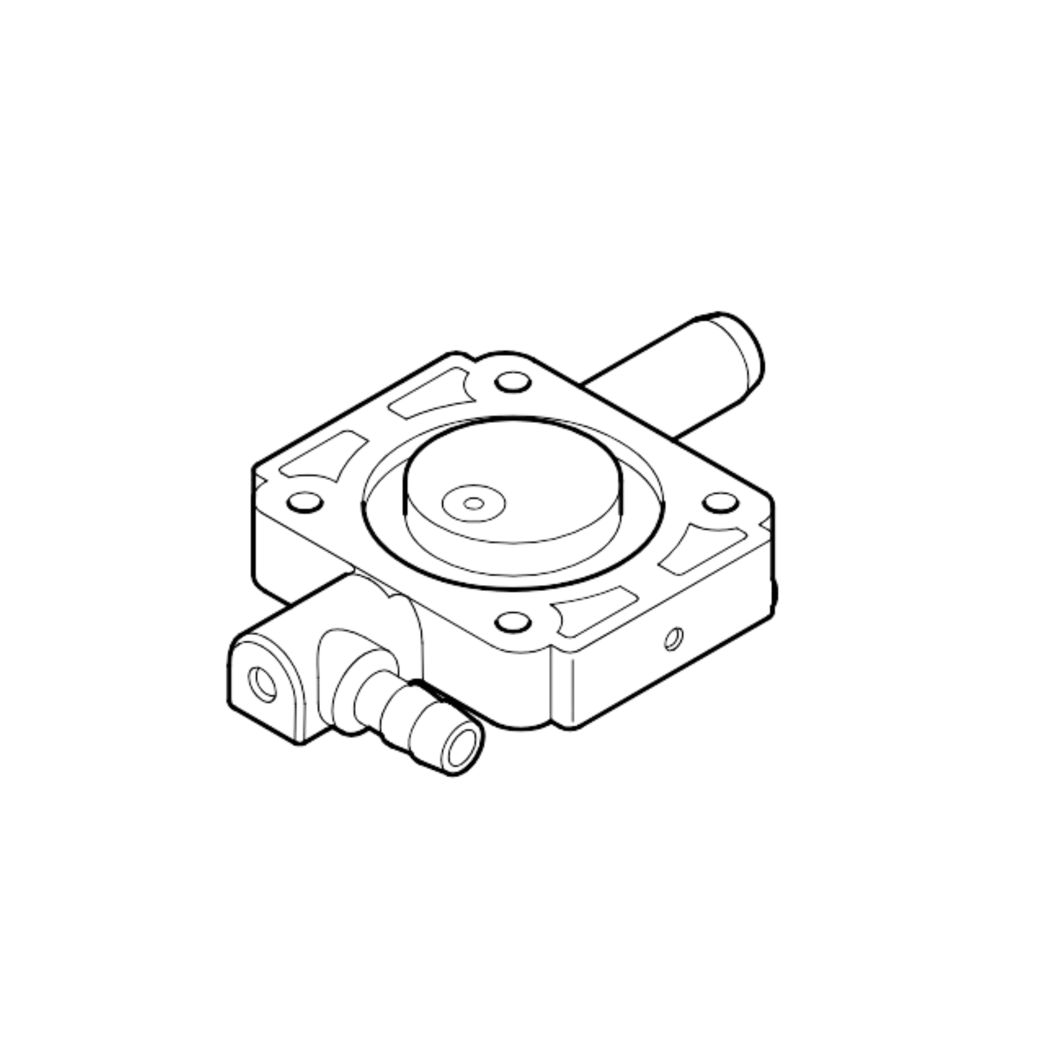 Flange for Stihl BG86 and BG86 C-E Blower, genuine STIHL replacement part for blower maintenance.