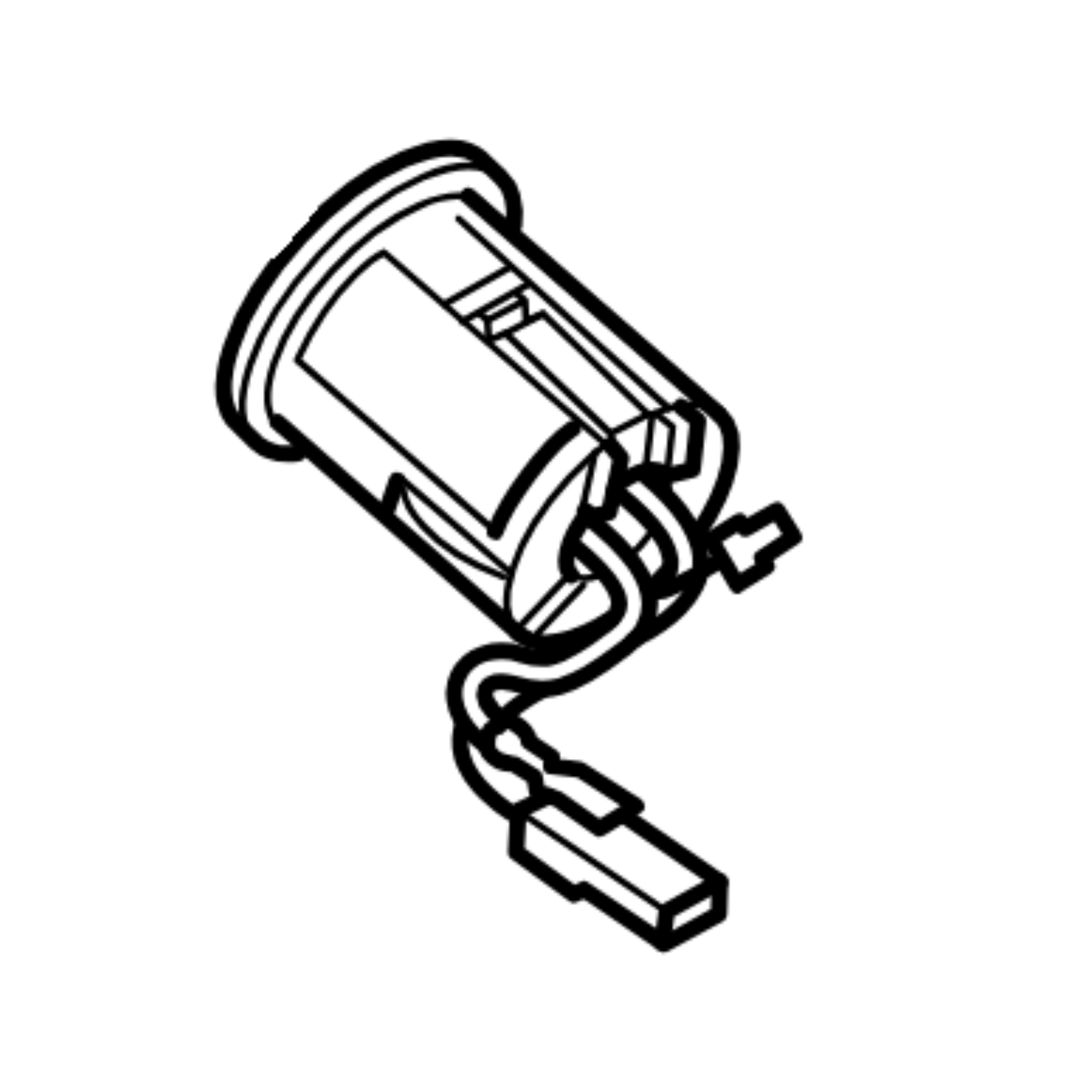 Socket for STIHL BGA 100 Cordless Blower, part of STIHL genuine parts and service kits.
