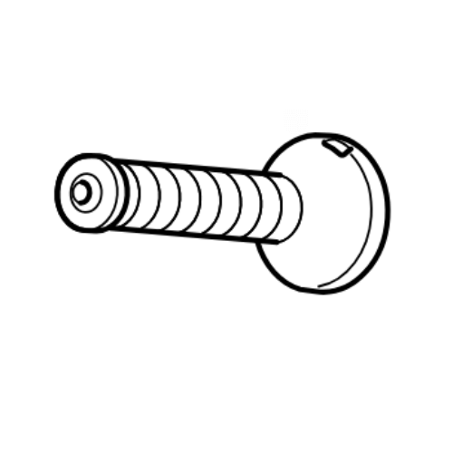 Diagram of a screw component for STIHL equipment, ideal for replacement and repair of outdoor power tools.