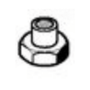 Collar Nut for Stihl PolyCut6-3, OEM Part No. 4006 713 6800, compatible with STIHL genuine parts and replacement parts.